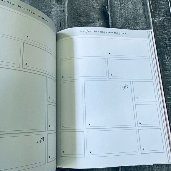 Our Wedding Guest Book Fun Interactive Lily & Val Wedding Memory Book - Picture 9 of 10